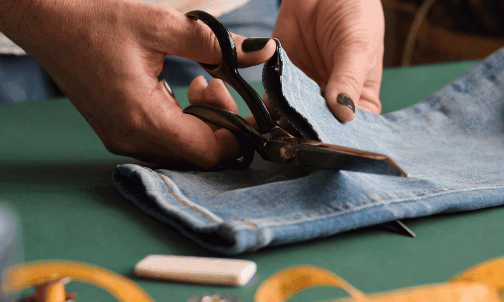 Basta original y reparación de jeans — Elena Atelier