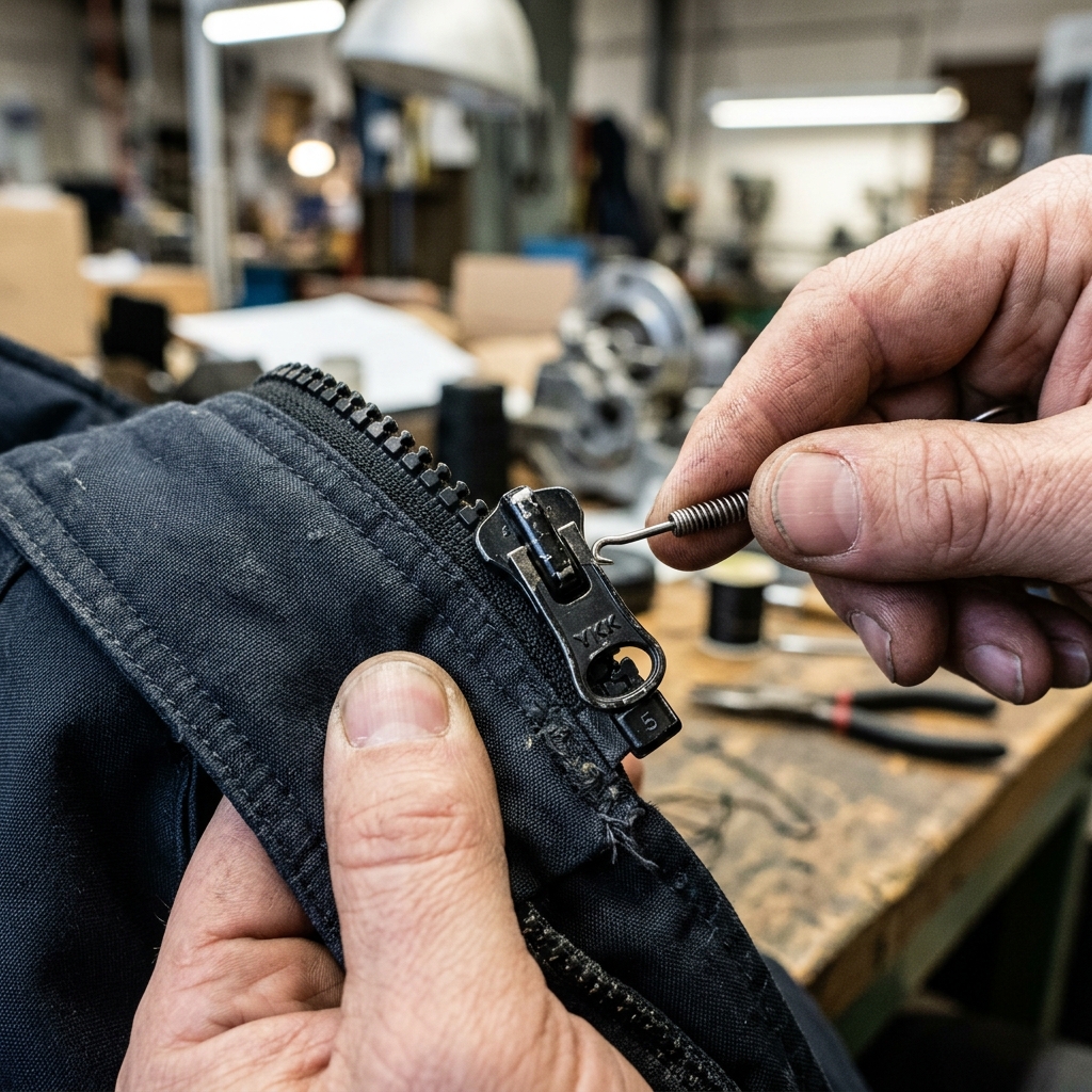 Reemplazo de cierre en parkas y chaquetas
